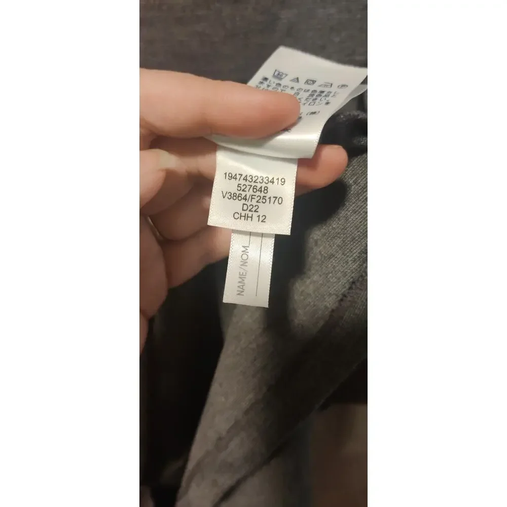 Lands End School Uniform Dress Charcoal Gray  Girls Size 12